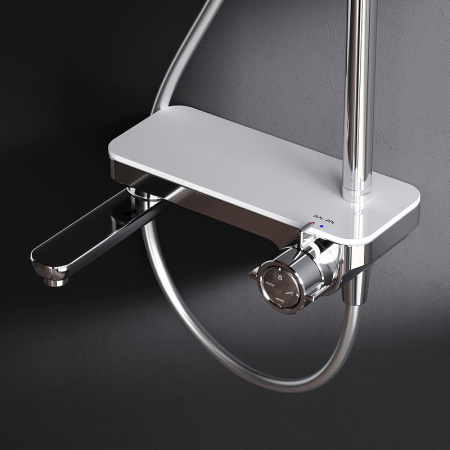 душевая система am.pm like f0780700 со смесителем, цвет хром