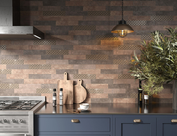 Керамическая плитка Kerama Marazzi Марракеш коричневый светлый матовый 26310 настенная 6х28,5 см