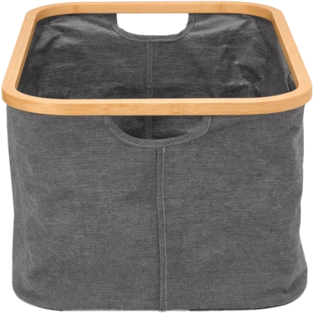 корзина для белья brabantia 232725 серо-черная