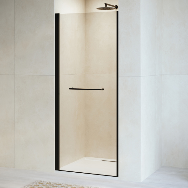 душевая дверь rgw passage pa-103b 70 020810307-14 профиль черный, стекло прозрачное