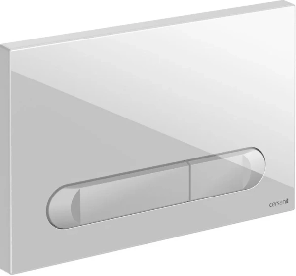 кнопка смыва для инсталляции cersanit estetica 64109 для унитаза, пластик, цвет белый