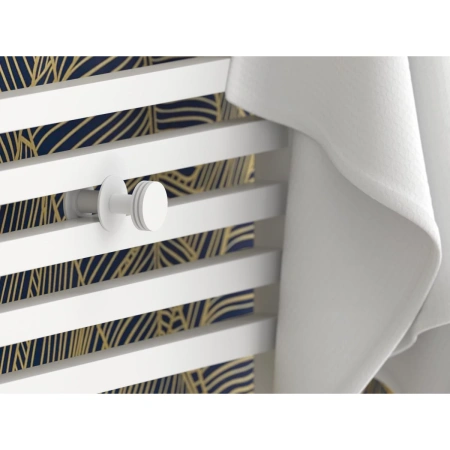 крючок сунержа диско 30-2010-0006 для полотенцесушителя, белый матовый