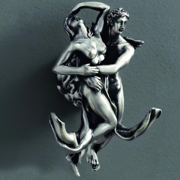 Крючок Art&Max ROMANTIC AM-B-0812-T двойной, цвет серебро