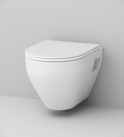 сиденье для унитаза am.pm spirit v2.0 c707857wh с микролифтом, белое