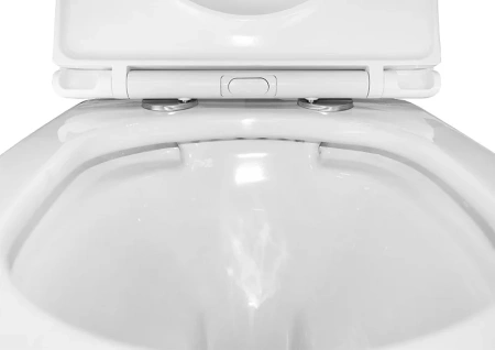 унитаз azario uno az-2380 подвесной, безободковый, с сиденьем микролифт, 48.5x36.5x36.5 см, белый