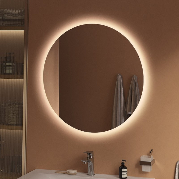 зеркало belbagno 90 spc-int-900-led с подсветкой круглое