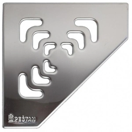 душевой трап 194x194/50 мм pestan confluo standard angle 2 13000014, хром