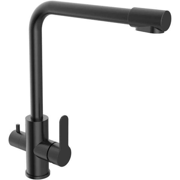 смеситель для кухни с подключением к фильтру orange steel m99-008b