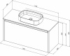 тумба под раковину allen brau fantasy 120 1.11006.wm подвесная белая матовая