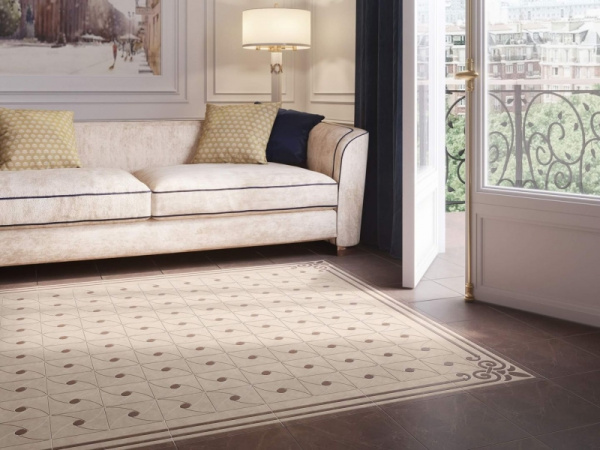 Керамическая плитка Kerama Marazzi Версаль коричневый обрезной SG929700R напольная 30х30 см