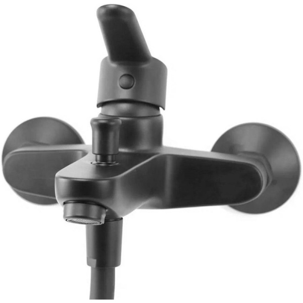 смеситель для ванны webert sax evolution se850101560 черный матовый
