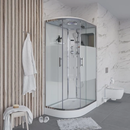 душевая кабина niagara ultra 120x80 r ng-303-01r с гидромассажем