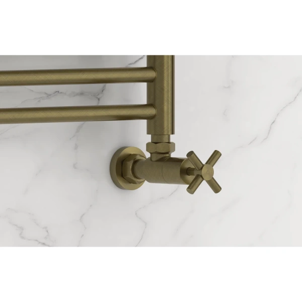 вентиль запорный угловой сунержа 05-1408-1234 3/4"x1/2" г/ш, состаренная бронза