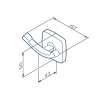 крючок для полотенец am.pm gem a9035622 цвет черный