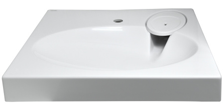 раковина на стиральную машину azario elegance cs00078300 59.2х59 см, белая