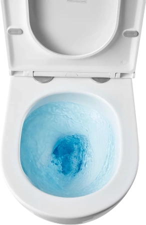 комплект lemark glazer 100803429, безободковый, с микролифтом, кнопка смыва матовый хром