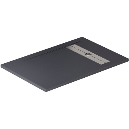 поддон для душевой кабинки из искусственного камня allen brau infinity 120x90 8.21003-am антрацит