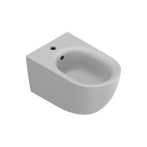 биде catalano sfera 0518551023 подвесное, с 1 отв., 55x35 см, цемент матовый