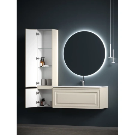 шкаф пенал sancos very 35 l pvr35lce подвесной beige soft