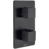 Смеситель для душа Bossini Cube Z00061.073 с термостатом черный матовый