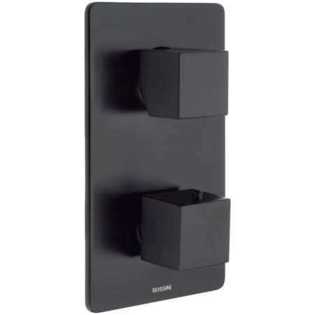 Смеситель для душа Bossini Cube Z00061.073 с термостатом черный матовый