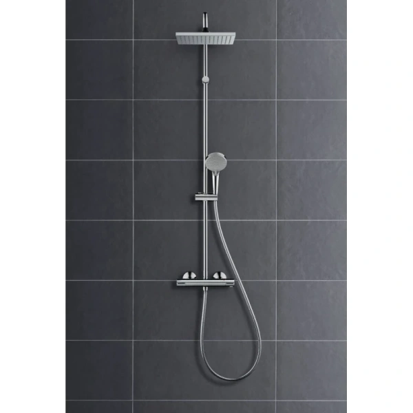 душевая система hansgrohe vernis shape showerpipe 230 26286000