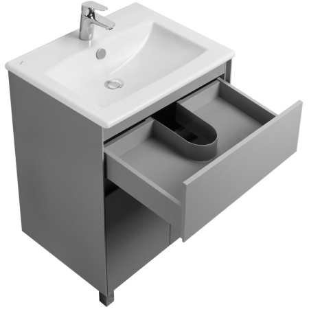 тумба туманный серый 58,4 см акватон форест 1a278201fr4d0