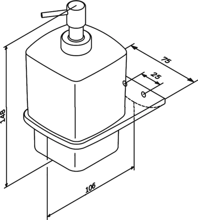 дозатор для мыла am.pm inspire v2.0 a50a36900