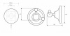 крючок для полотенца двойной bemeta retro 144306032 хром