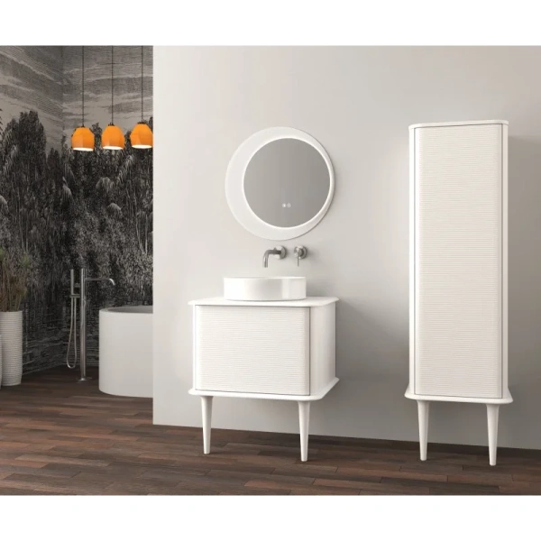 пенал cezares idra 55816 подвесной l/r, bianco opaco