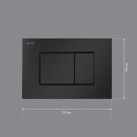 кнопка для инсталляции am.pm pro с s i070238 цвет черная матовая