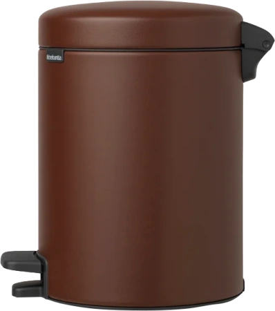 мусорное ведро brabantia newicon 208546 5 л, коричневое