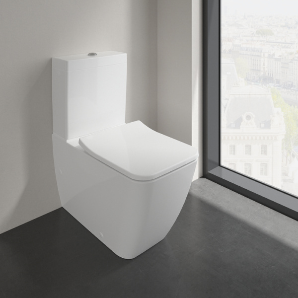 унитаз компакт villeroy&boch venticello 4612r001 без бачка и сиденья