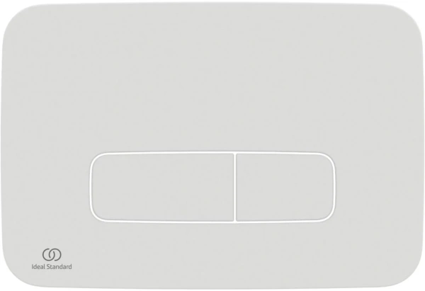 кнопка смыва для инсталляции ideal standard oleas r0459aw для унитаза, пластик, цвет silk white