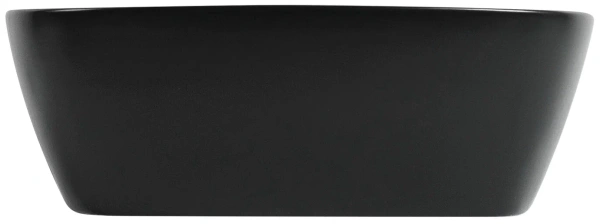 раковина накладная 40 см aquanet trend-1-mb 00273684, черный матовый