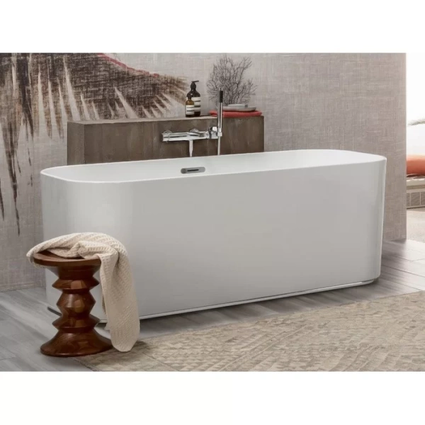 ванна квариловая villeroy&boch finion 170х70 ubq177fin7n100v101, отдельностоящая, с подсветкой, цвет белый