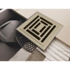 Душевой трап Berges Platz Uno 100x100 090169 с решеткой хром матовый