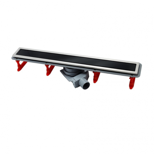 душевой канал 450 мм pestan confluo premium black glass line 13000291