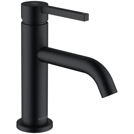 Смеситель Kludi Nova Fonte Pura 200283915 для раковины, без донного клапана, черный матовый Смеситель Kludi Nova Fonte Pura 200283915 для раковины, без донного клапана, черный матовый