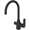 Смеситель для кухни Lemark Ursus LM7261BL черный матовый