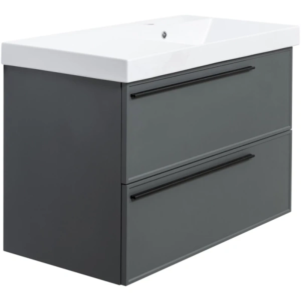 тумба серо-зеленый матовый 87,6 см la fenice elba twin fnc-01-elb-g-90-2