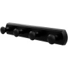 Планка на 4 крючка WasserKRAFT K-1074BLACK черный матовый