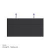 тумба под раковину am.pm inspire 2.0 m50afhx1203gm подвесная 120 см, 3 ящика, цвет графит, матовый