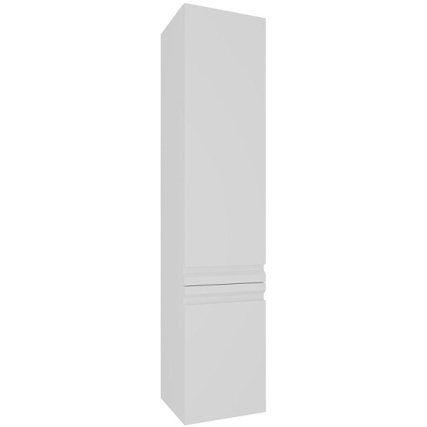 шкаф пенал aquatek вега 35 r aq70035r-mw подвесной белый матовый