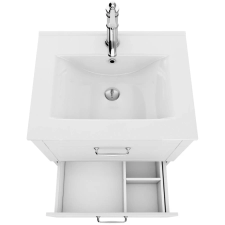 тумба с раковиной iddis oxford 60 oxf60w0i95k белая