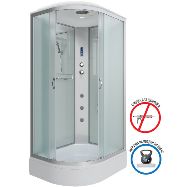 душевая кабина niagara classic 120х90 r ng-33294-14rf с гидромассажем