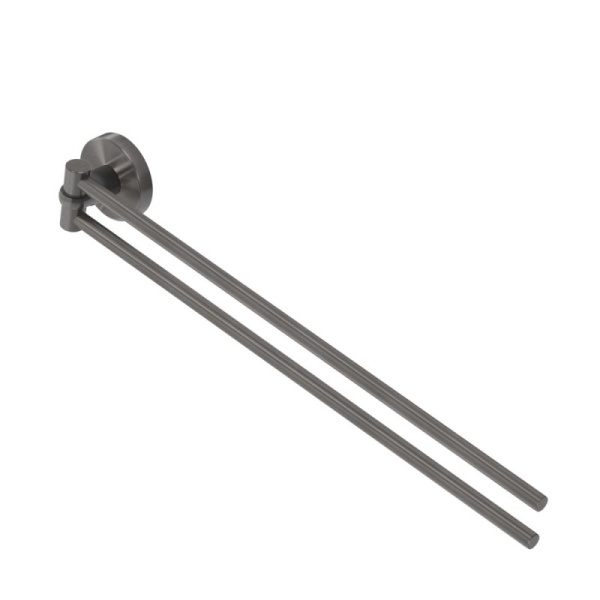 Полотенцедержатель Cezares Relax RELAX-THD-S-BORO 40,8 см, поворотный, двойной, золотой матовый