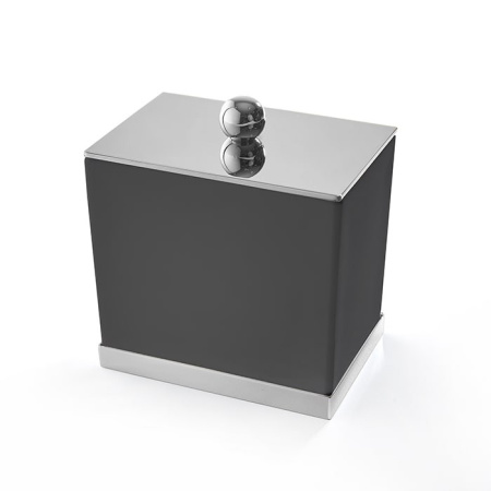 Баночка универсальная 3SC Mood Deluxe MDN48ASL, цвет черная матовая | хром