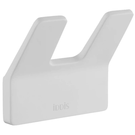 Крючок двойной Iddis Slide сплав металлов, белый матовый SLIWT20i41