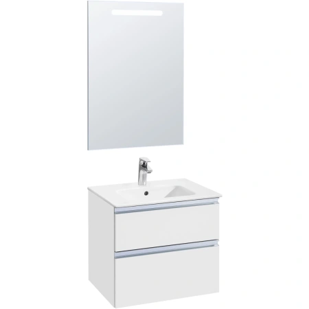 тумба белый глянец 58,5 см roca the gap a857397806